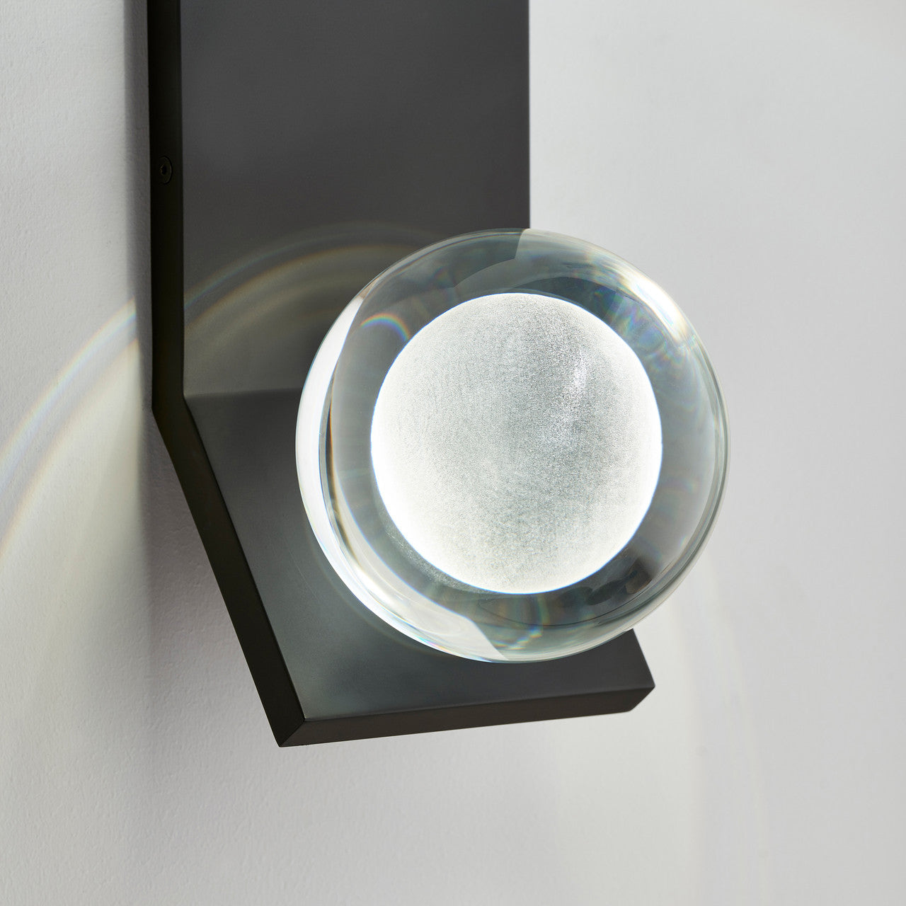 Visual Comfort Modern Mina Wall Sconce Nickel, Polished Nickel