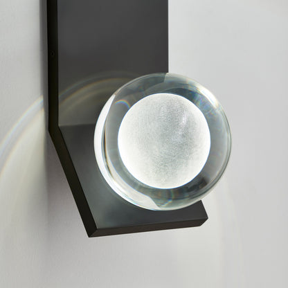 Visual Comfort Modern Mina Wall Sconce Nickel, Polished Nickel