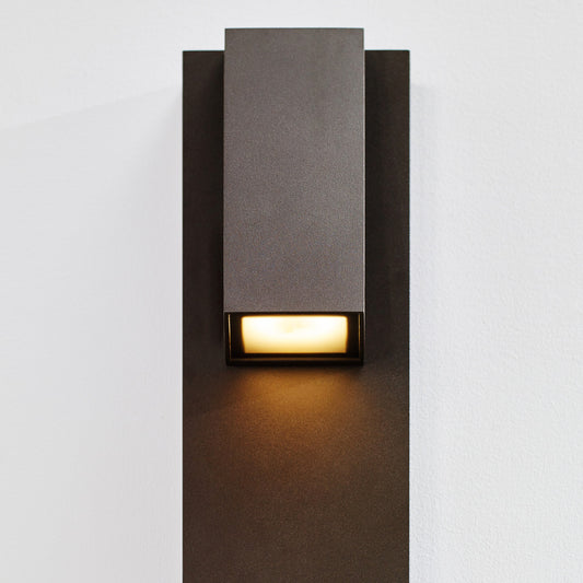 Visual Comfort Modern Peak Outdoor Wall Sconce Black