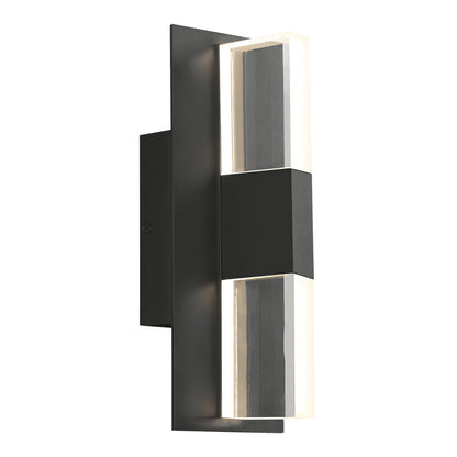 Visual Comfort Modern Lyft Outdoor Wall Sconce Black