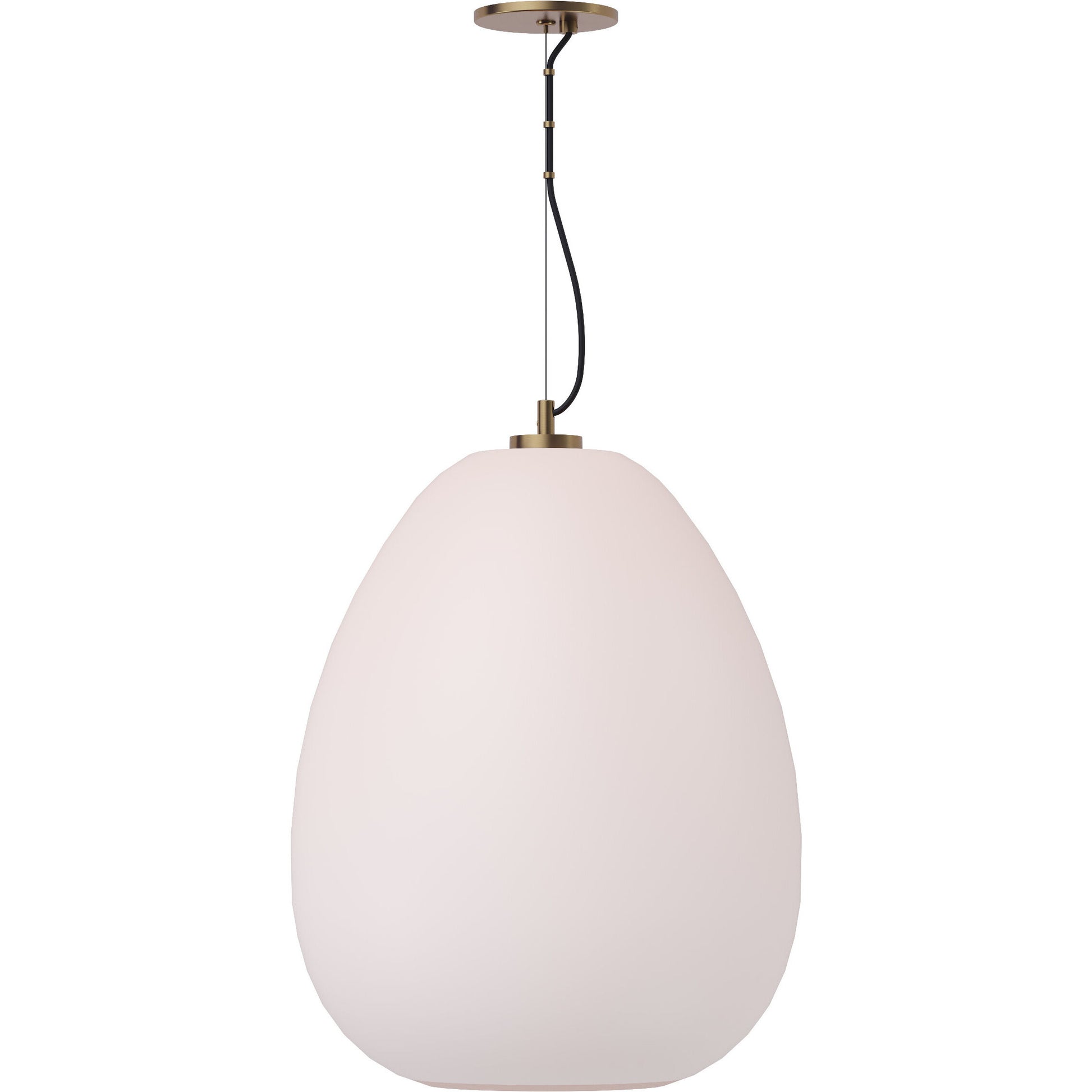 Kapoor Large Pendant Opal/Natural Brass