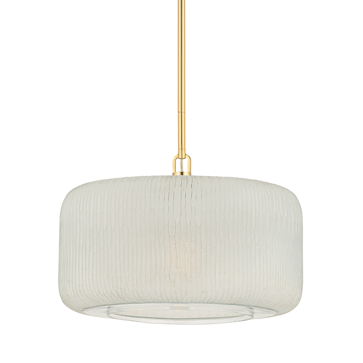 Hudson Valley Beechurst 20" Pendant Aged Brass