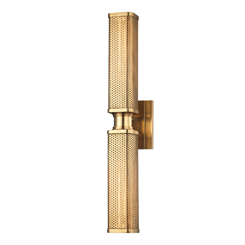 Hudson Valley Gibbs Wall Sconce Antique Brass