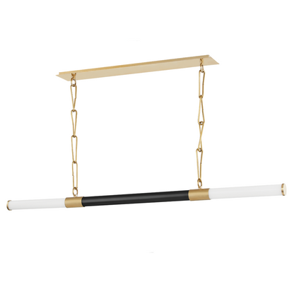 Hudson Valley Huntington Linear Chandelier Aged Old Bronze