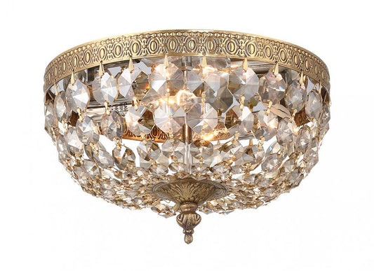 Crystorama Waltham 10" 2-Light Flush Mount
