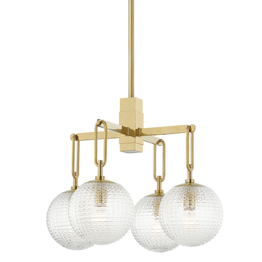 Hudson Valley Jewett Chandelier Antique Brass
