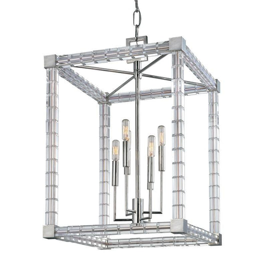Hudson Valley Alpine Chandelier Polished Nickel