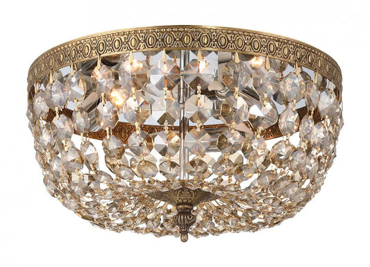 Crystorama Waltham 12" 3-Light Flush Mount