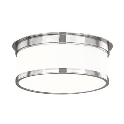 Hudson Valley Geneva Flush Mount Polished Nickel