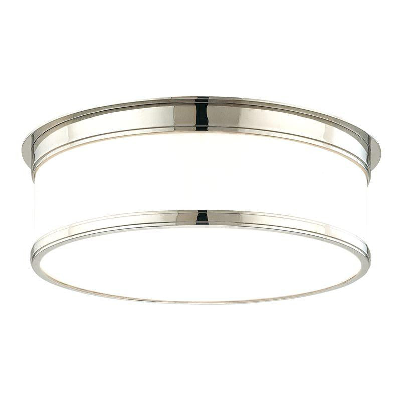 Hudson Valley Geneva Flush Mount Polished Nickel