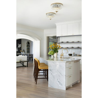 Crystorama 4-Light Clear Ceiling Mount