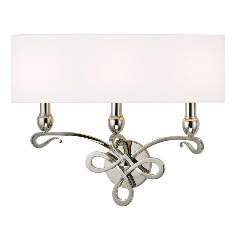 Hudson Valley Pawling Wall Sconce Polished Nickel