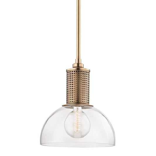 Hudson Valley Halcyon Pendant Antique Brass