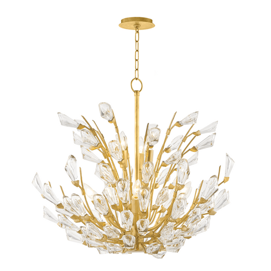 Hudson Valley Tulip Chandelier Gold Leaf