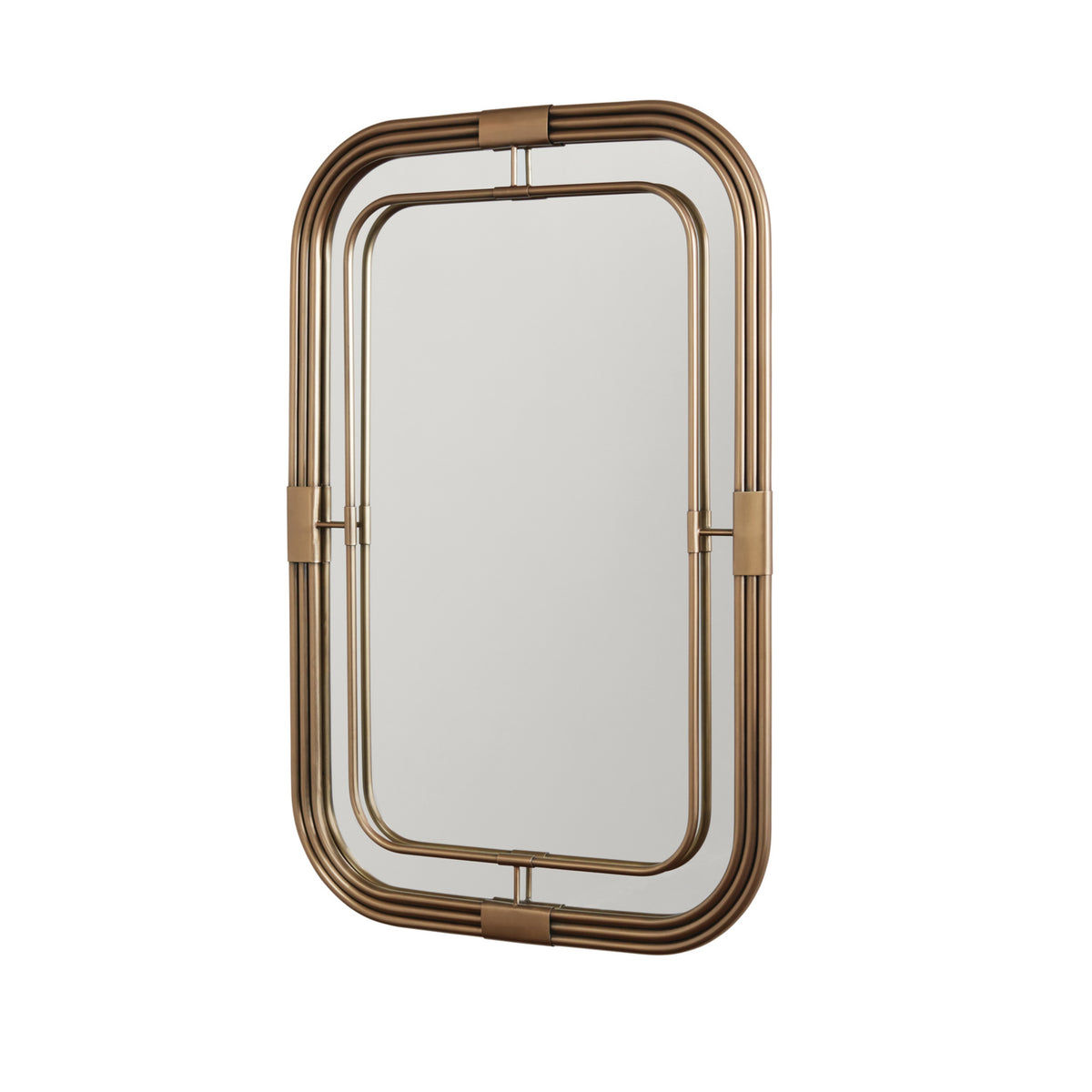 Capital 28.25"W x 42.25"H Mirror in Aged Brass Mirror