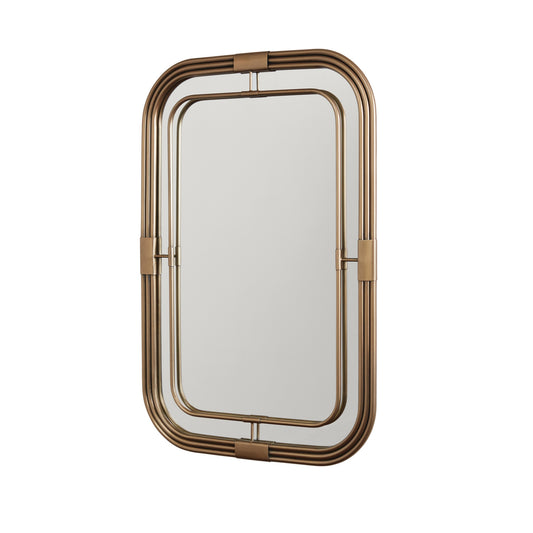Capital 28.25"W x 42.25"H Mirror in Aged Brass Mirror