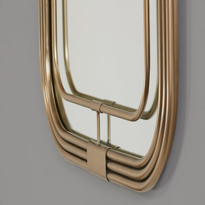 Capital 28.25"W x 42.25"H Mirror in Aged Brass Mirror