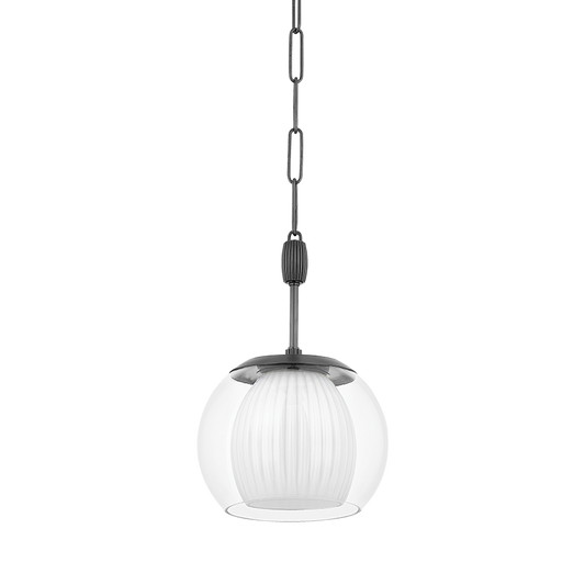 Hudson Valley Clementon 11" Pendant Distressed Bronze