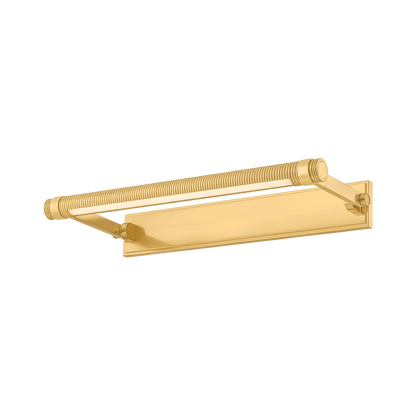Hudson Valley Duell 18" Picture Light Aged Brass