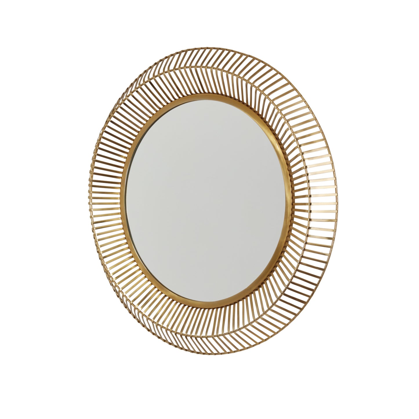 Capital 34"W x 34"H Mirror in Matte Brass