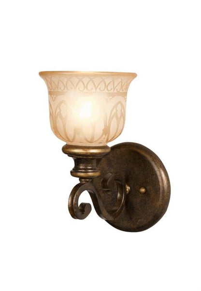 Crystorama Norwalk Wall Sconce Bronze Umber