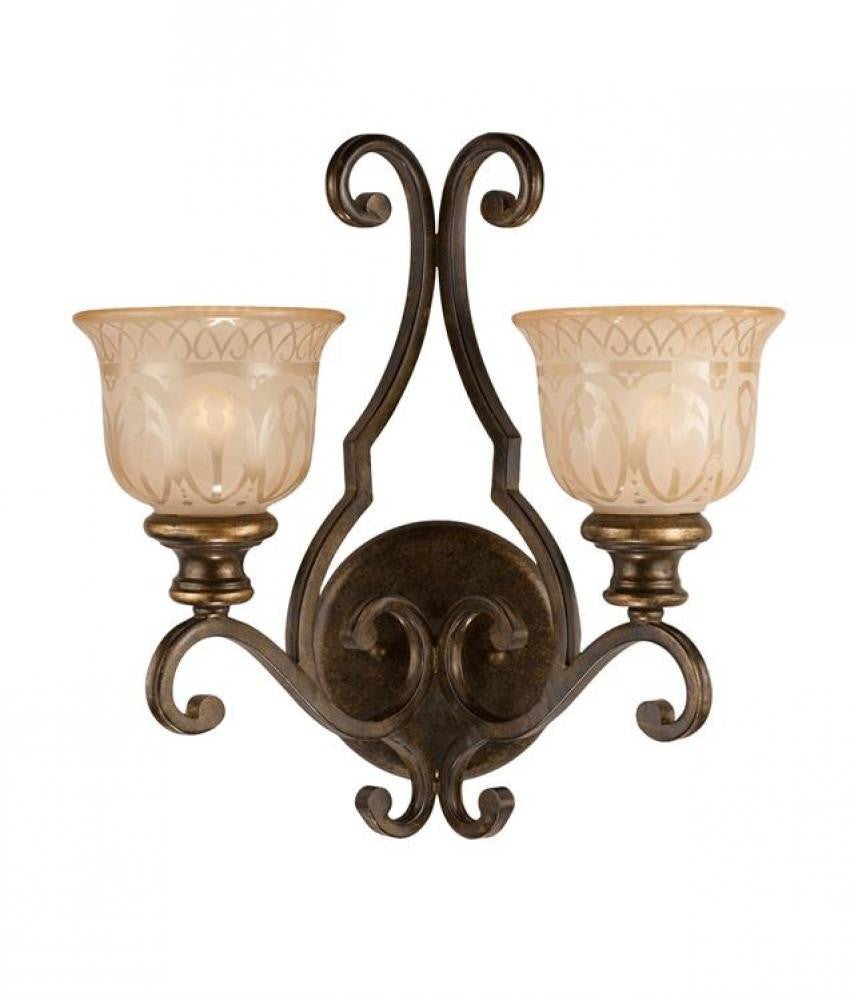 Crystorama Norwalk Wall Sconce Bronze Umber