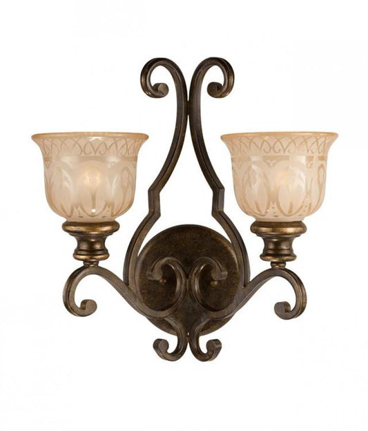 Crystorama Norwalk Wall Sconce Bronze Umber