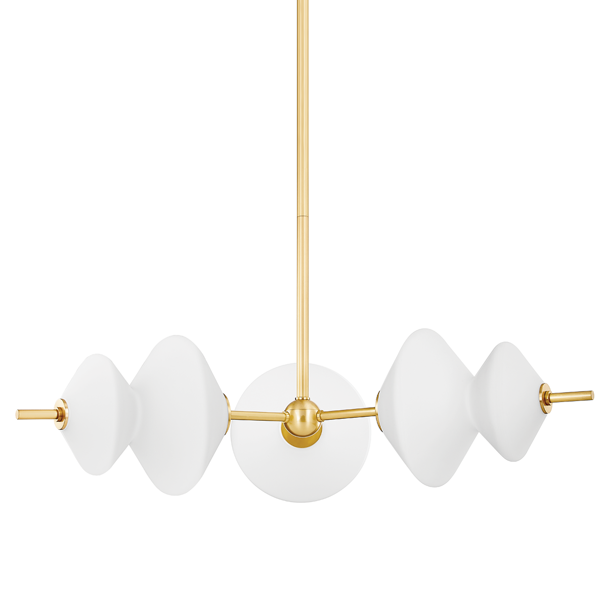 Hudson Valley Barrow Chandelier Aged Brass
