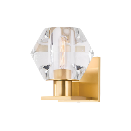 Hudson Valley Cooperstown Wall Sconce Aged Brass