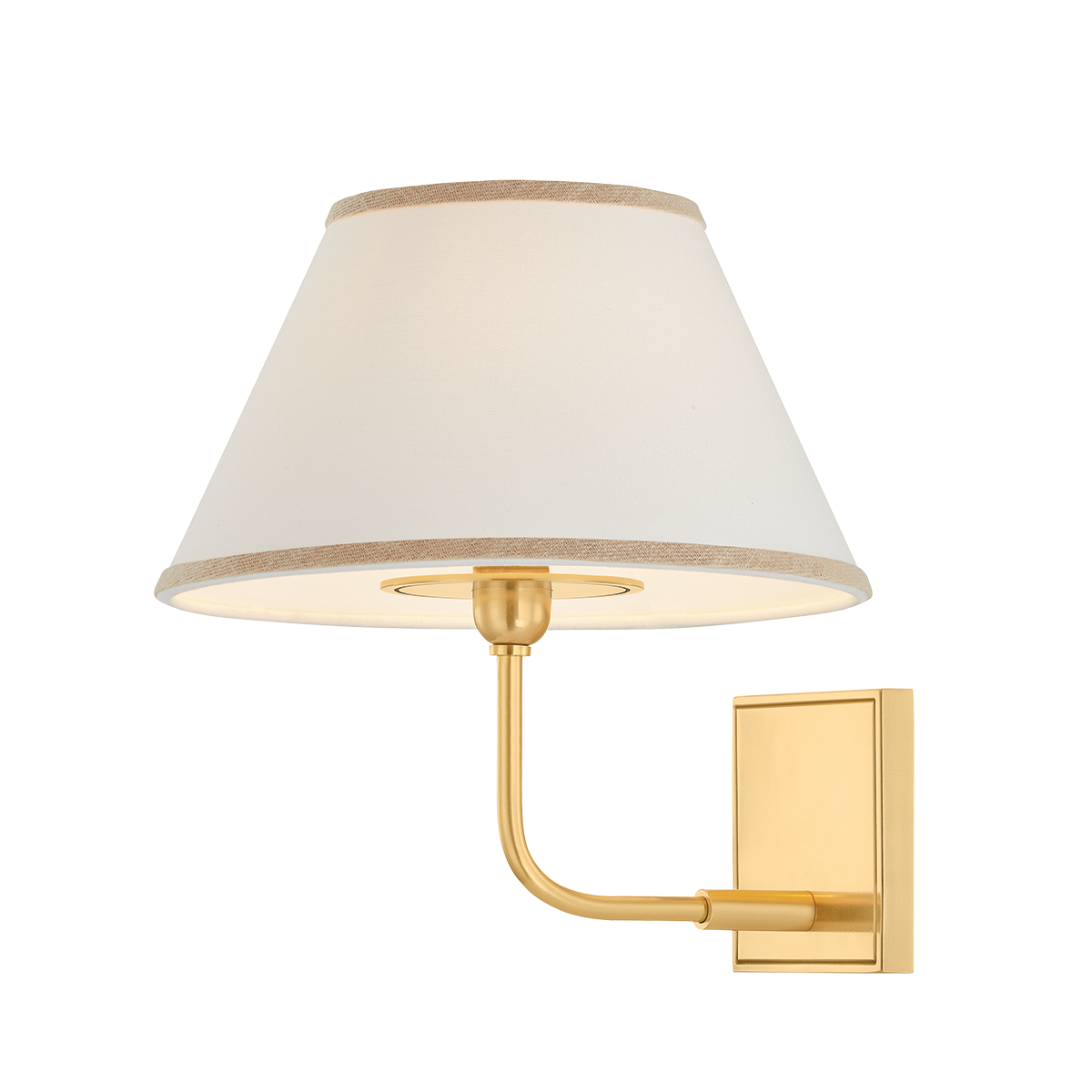 Hudson Valley Durland Wall Sconce Aged Brass