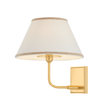 Hudson Valley Durland Wall Sconce Aged Brass