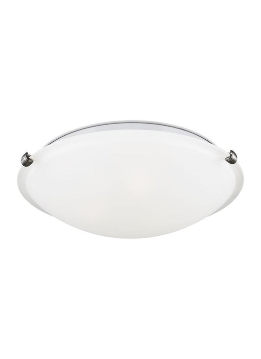 Generation Lighting Clip Ceiling LED Flush Mount Brushed Nickel