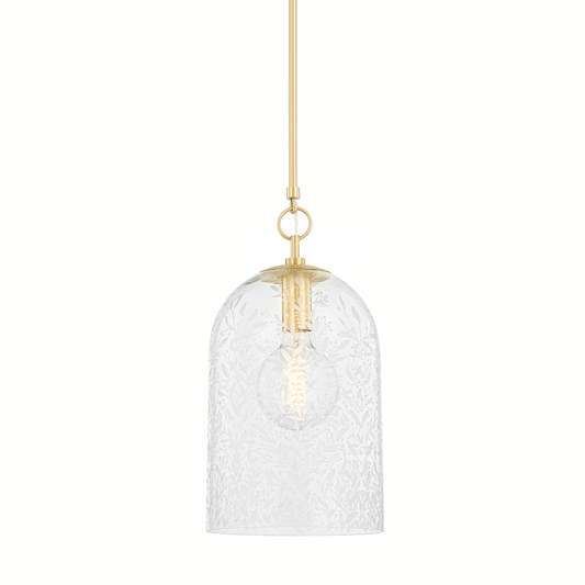 Hudson Valley Belleville 10" Pendant Aged Brass