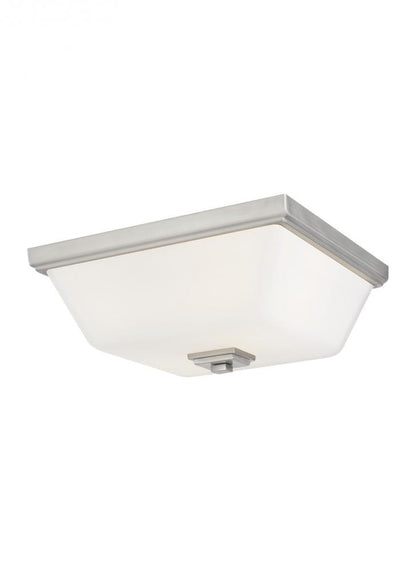 Generation Lighting Ellis Harper Two Light Ceiling Flush Mount Brushed Nickel