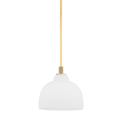 Hudson Valley Oberon 14" Pendant Aged Brass