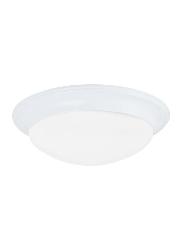 Generation Lighting Nash Three Light Ceiling Flush Mount White