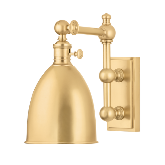 Hudson Valley Roslyn Wall Sconce Antique Brass