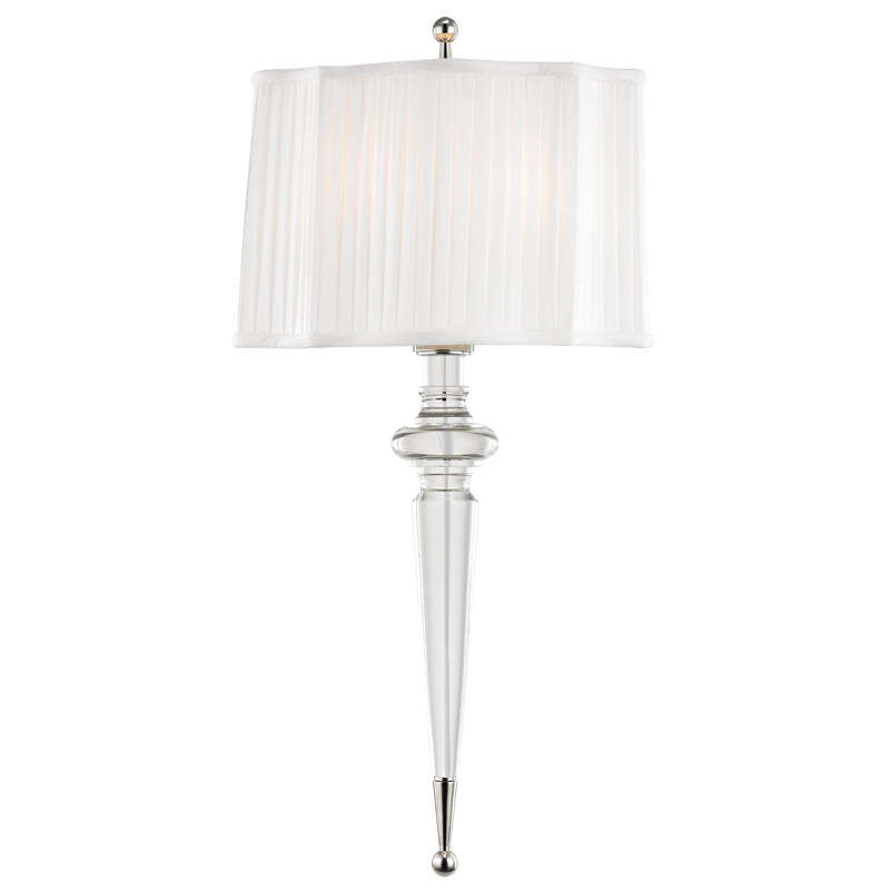 Hudson Valley Tipton Wall Sconce Polished Nickel