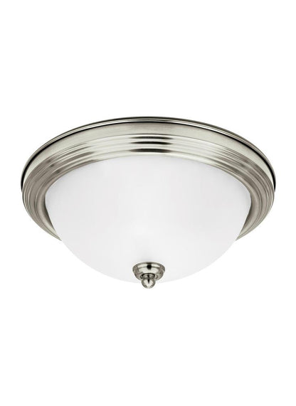 Generation Lighting Geary One Light Ceiling Flush Mount Brushed Nickel