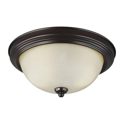 Generation Lighting Geary Two Light Ceiling Flush Mount Burnt Sienna