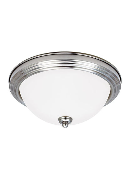 Generation Lighting Geary Two Light Ceiling Flush Mount Brushed Nickel