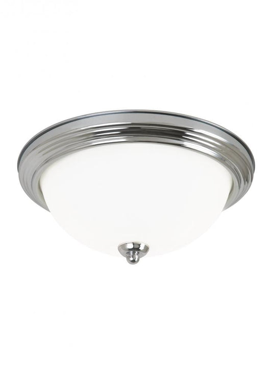 Generation Lighting Geary Two Light Ceiling Flush Mount Chrome