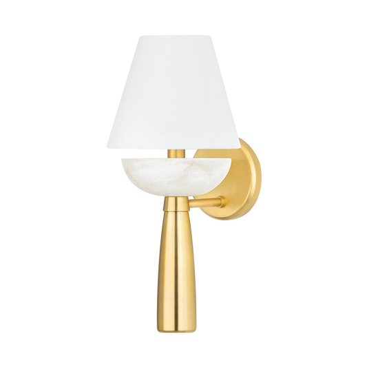 Hudson Valley New Windsor Wall Sconce Aged Brass