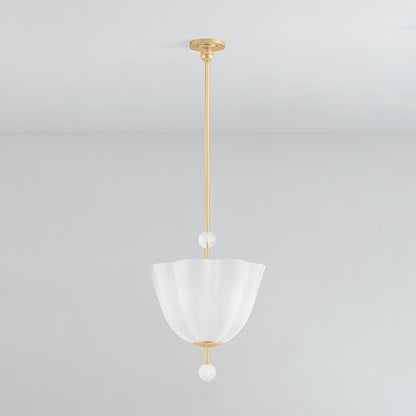 Hudson Valley Cambria Heights 3-Light Lantern Aged Brass detail view 3