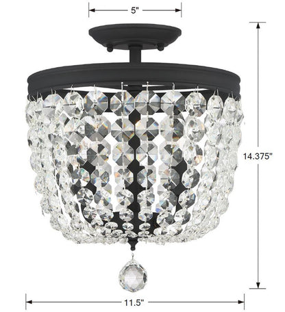 Semi-Flush Mts.-Crystorama-783