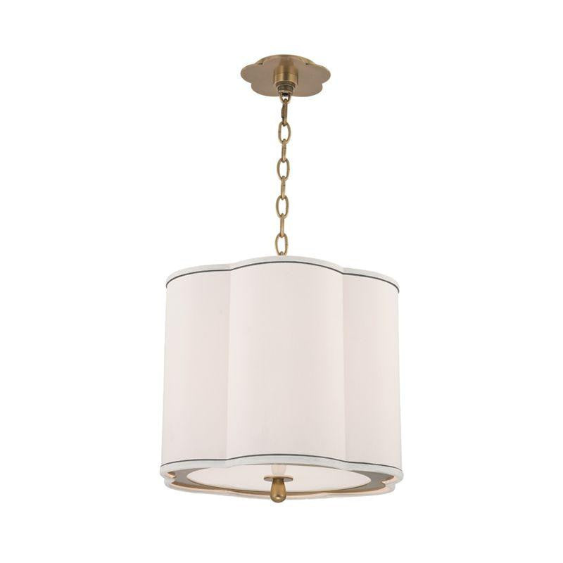 Hudson Valley Sweeny Pendant Aged Brass