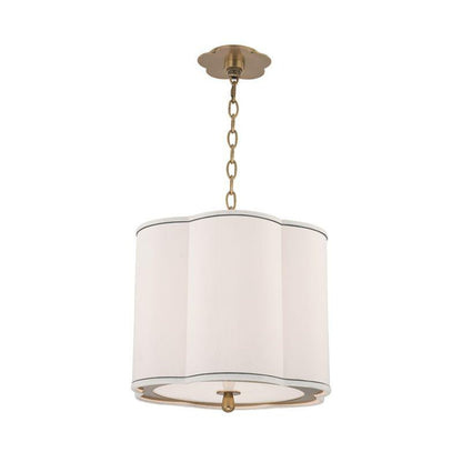Hudson Valley Sweeny Pendant Aged Brass