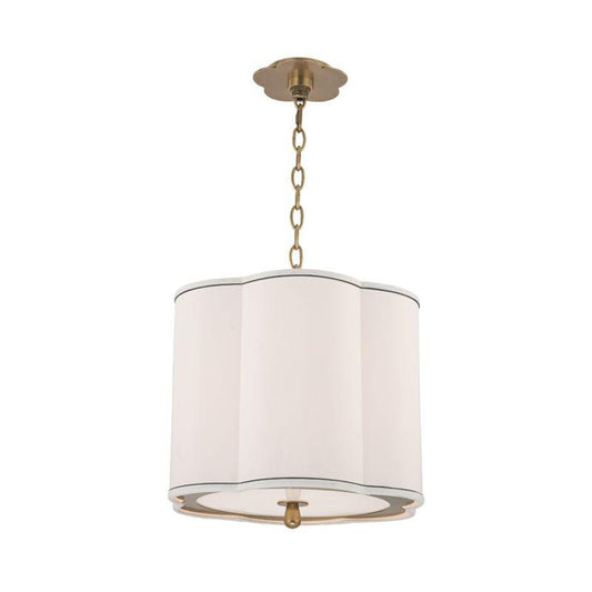 Hudson Valley Sweeny Pendant Aged Brass