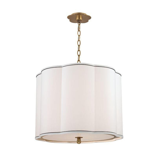 Hudson Valley Sweeny Pendant Aged Brass