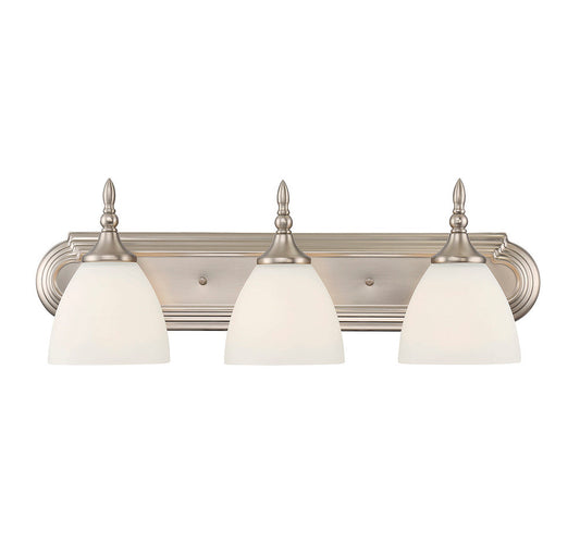 Savoy House Herndon 3-Light Bath Vanity Satin Nickel